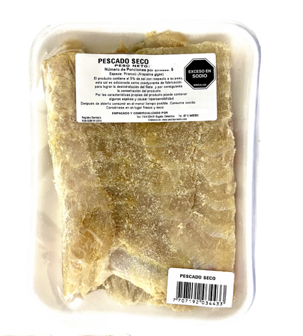 Pescado Seco paquete x 500 gr