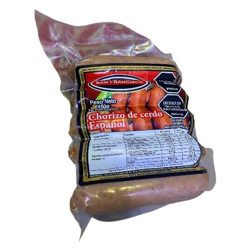 Chorizo de Cerdo Español San Francisco x 450 gr