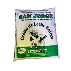 Crema de Leche Entera San Jorge x 500 gr
