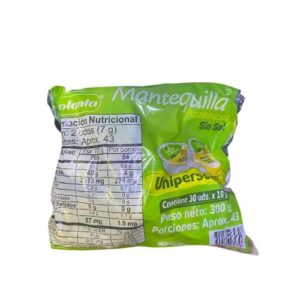 Mantequilla Colanta unipersonal sin sal  x 300 gr