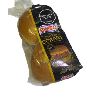 Pan Hamburguesa Dorado 4 unid Bimbo x 360 gr