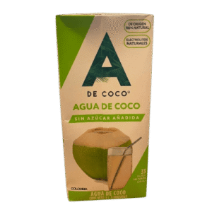 Agua de coco A de coco 5 porciones x 1L