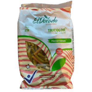 Macarrones Tricolor libre de gluten El Dorado x 250 gr