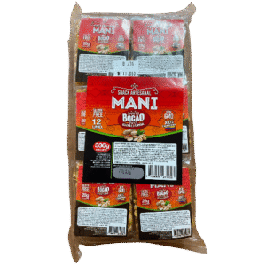 Barra artesanal de Mani 12 unidades Santo bocao x 336 gr