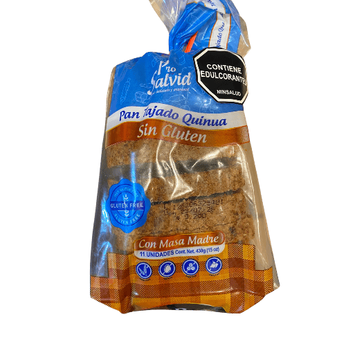 Pan Tajado Quinua Pro Salvid x 430gr