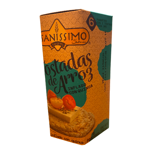 Tostadas de arroz inflado con quinoa Sanissimo x 72 gr