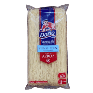 Pasta de arroz Vermicelli sin gluten Doria x 200 gr